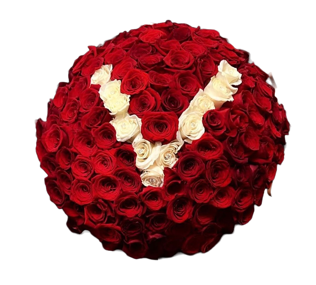 100 Rose Letter Bouquet